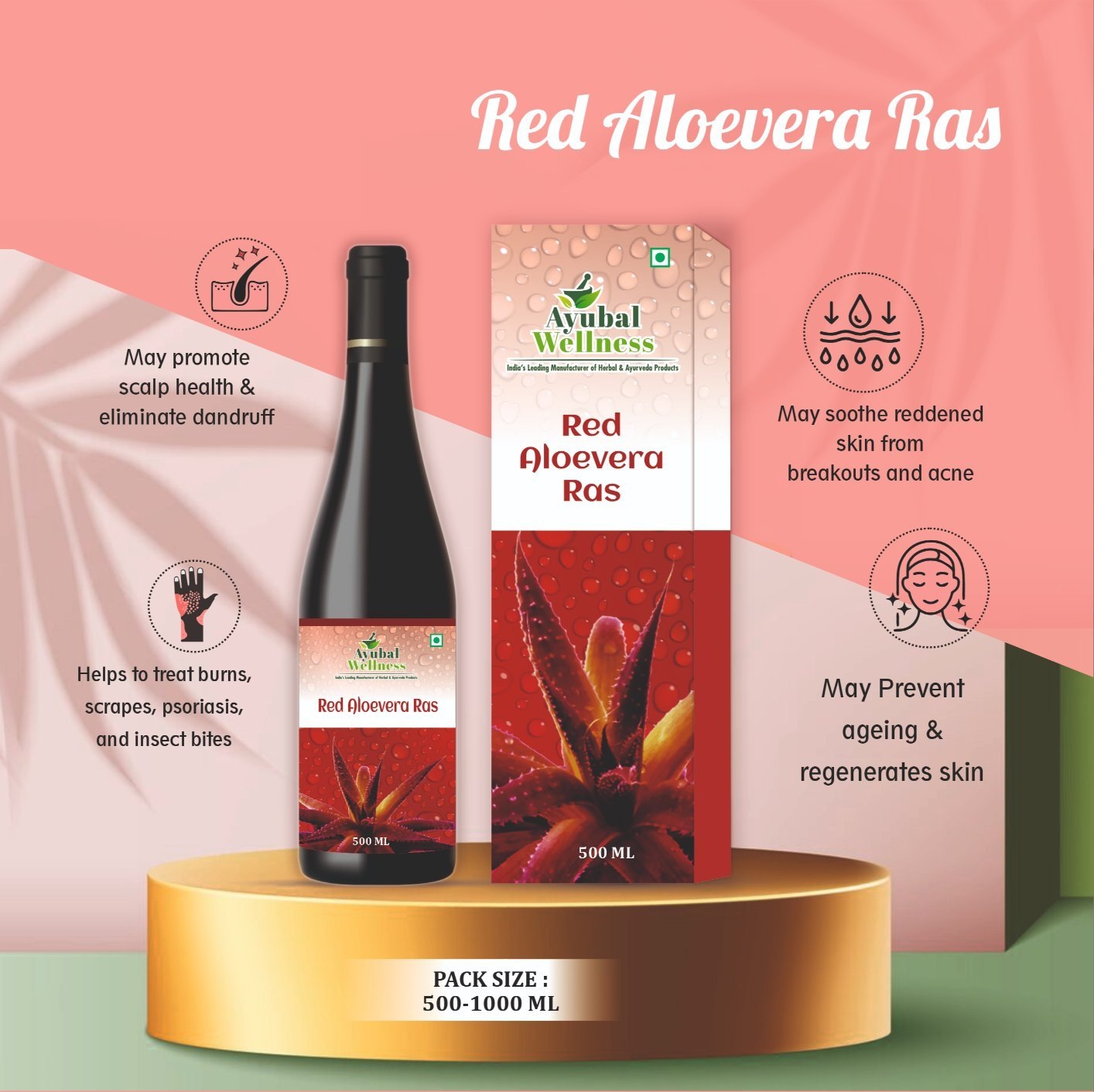 Red Aloe Vera Juice